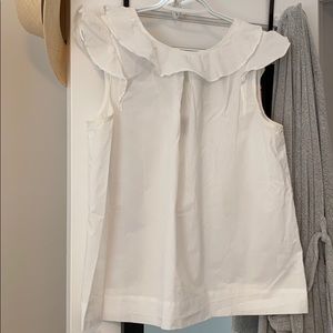 J Crew White Blouse